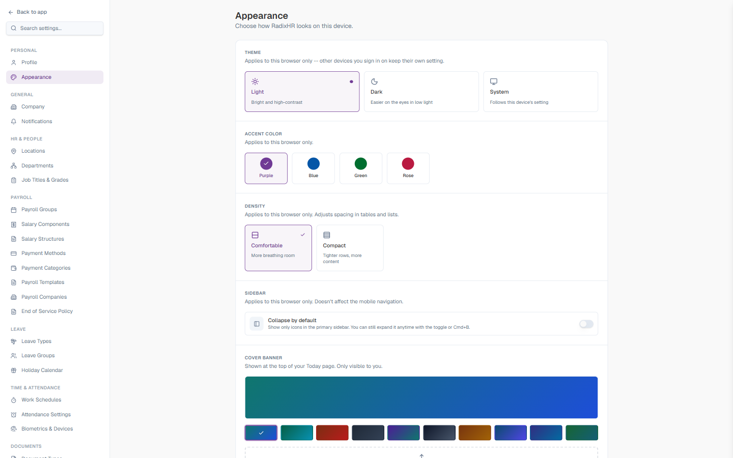 Appearance Overview